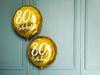 Balon Foliowy Na 80 Urodziny Birthday Złoty Osiemdziesiątka Party 45Cm