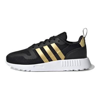 Multix Little Kid Black Gold Metallic Kids Sneakers Core-Black Cloud-White Q47139