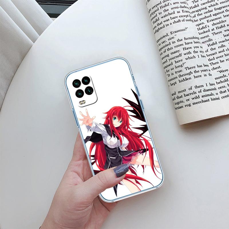 BH37 Rias Gremory Transparent Phone Case for Motorola Moto G7 G8 G9 G84 G85 G73 G24 G15 Z2 Play Power Plus
