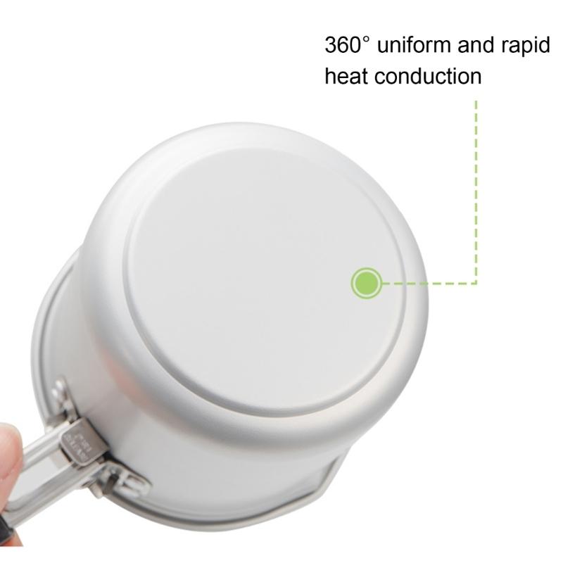 Effizienter Camping-Teekessel Tragbarer Outdoor-Teekessel mit klappbarem Griff Campingtöpfe für einfachen Transport