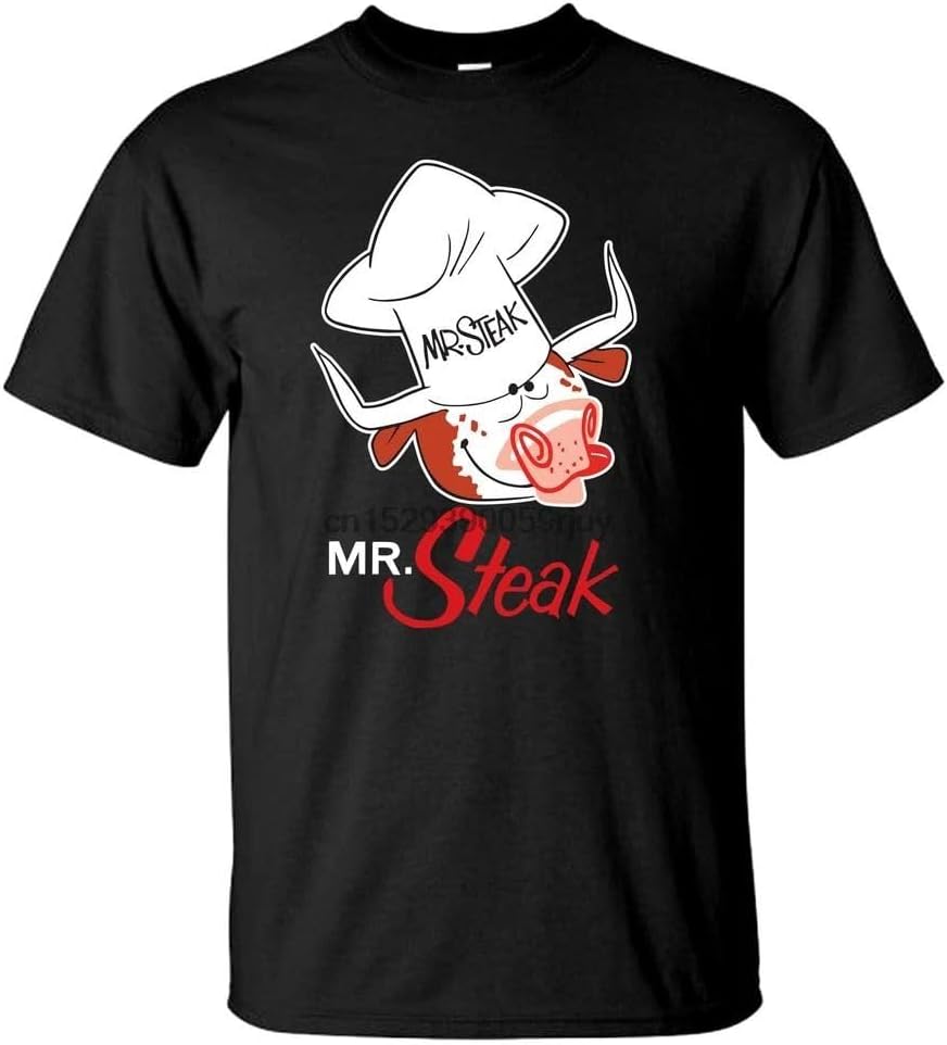Mr Steak T Shirt Defunct Restaurant Chain 100 Cotton Brand Shirts XS