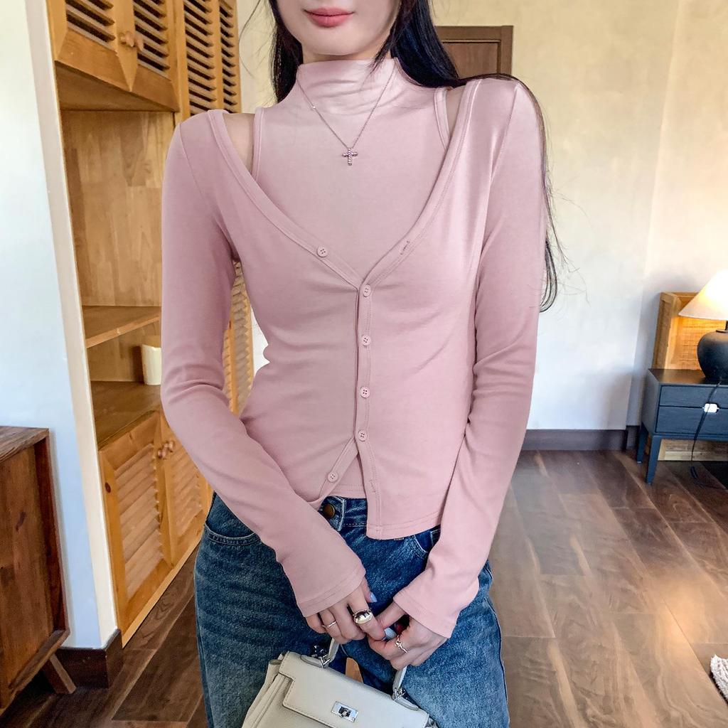 European-Style Women's 2-Piece Sleeveless Vest and Cardigan Set for Autumn/Winter 2025