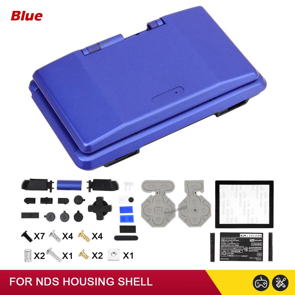 

6 ЦВЕТОВ Синий Красный Сменный Корпус Чехол Для NDS DS NDS Консоль Чехол с Кнопками Аксессуары