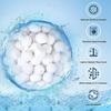 Water Filtration Media With White Fiber Ball For Pool And Aquarium Purification