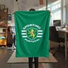 1PC Sporting CP Print Flannel Blanket, High quality Comfortable for All Seasons, Home Decor, Warmth and Comfort, Perfect for Christmas Gifts