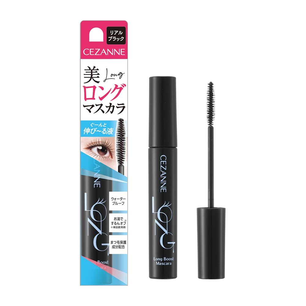 

Cezanne Long Boost Mascara 01 Real Black A beautifully lengthening mascara with a formula that makes lashes appear much 5.7g - longer.