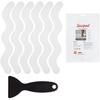 Patented 36 PCS Anti Slip Shower Stickers, Safety Bathtub Strips Adhesive Decals with Premium Scraper for Bath Tub Shower Stairs