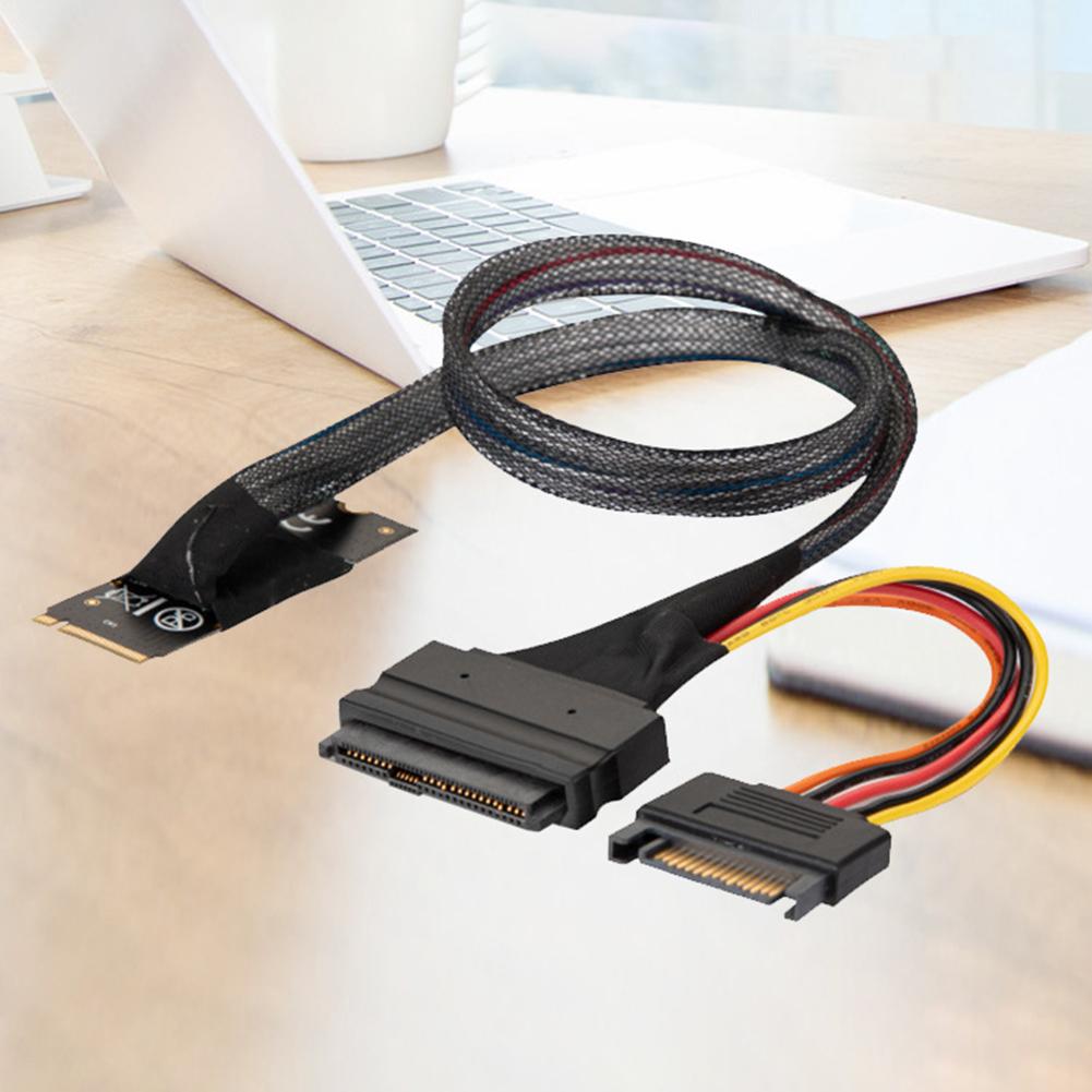 

M2TO8639 Кабель-адаптер M.2 M-Key to U.2 SFF-8639 для 2,5-дюймового NVMe SSD