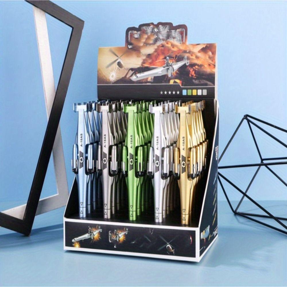 Fashion Airplane Gel Pen Funny Deformation Toy Writing Supplies Action Figure Pen Stationery