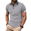 Summer Versatile Polo Shirt Buttons Men's Sports Polo Shirt