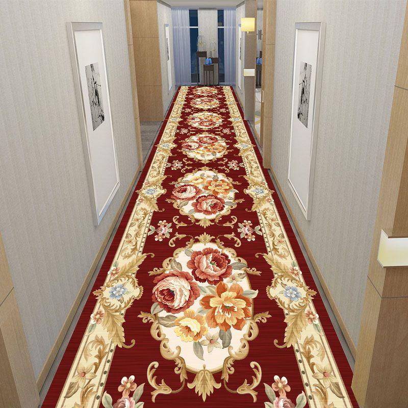 Nordic Style Corridor Carpet With Large Area And Full Coverage Household Hallway Entrance Non Slip Foot Mat Hotel Wedding Carpet