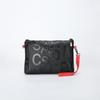 Hot-selling women's envelope clutch bag, new letter-embossed soft fabric