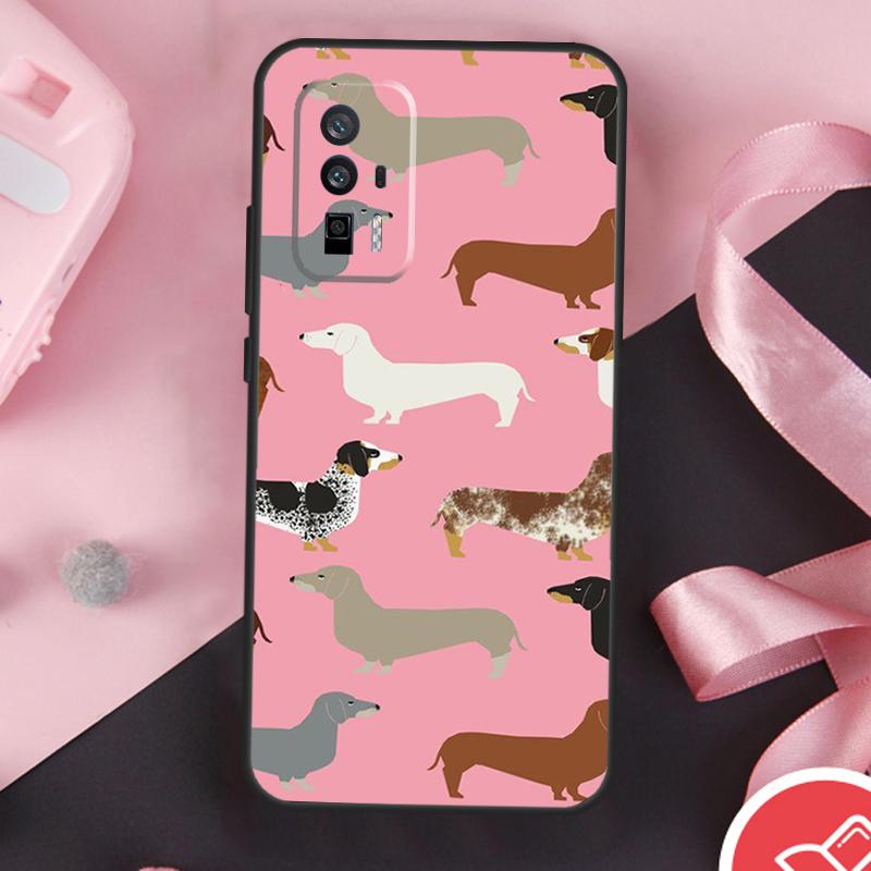 Dachshund Dackel Dog Case For POCO F6 X6 X3 X5 M6 Pro F3 F5 M5s Xiaomi 14 Ultra 13 12 Lite 11T 12T 13T Pro Cover