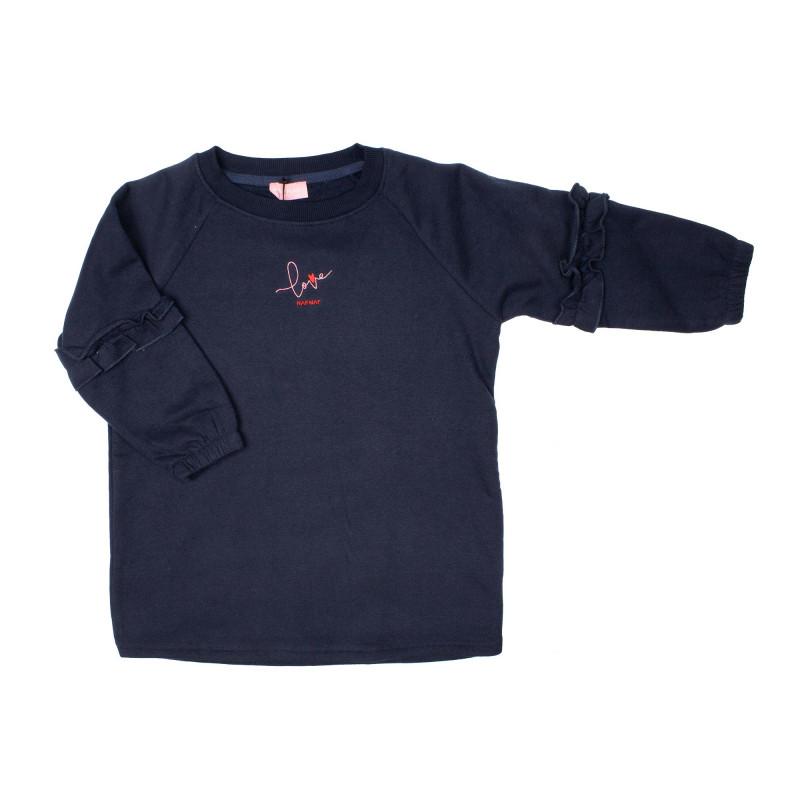 

Детская толстовка с вышивкой любовь NAF NAF