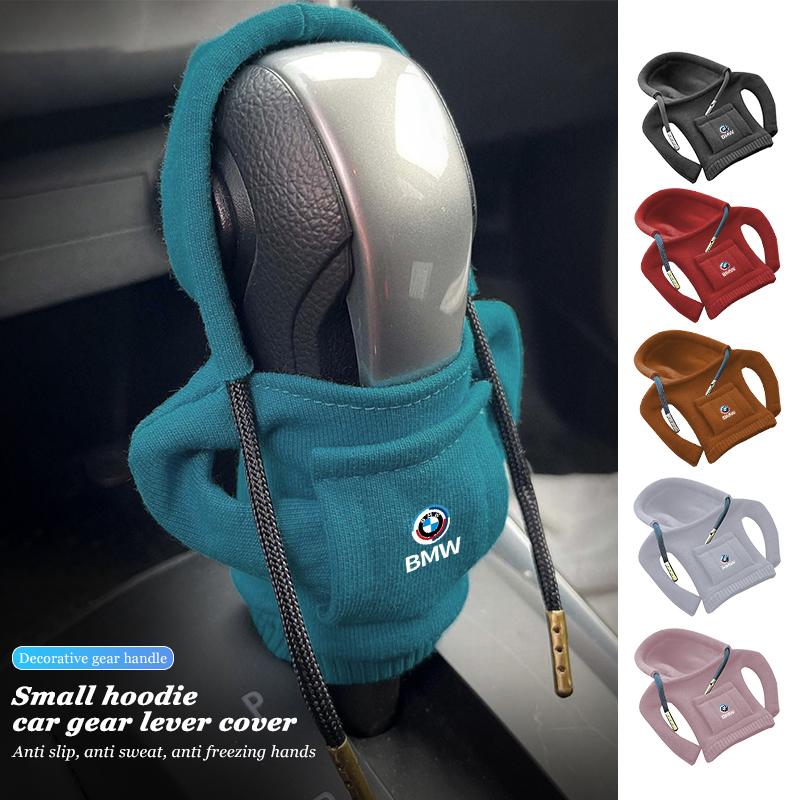 HVHE9 Hoodie Car Gear Shift Cover Fashion Manual Handle Change Lever For BMW G01 G02 F15 F16 G05 G06 G07 F07 G30 G32 F40 F44 F34