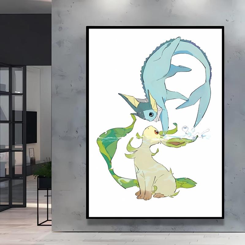 Canvas HD Prints Pokemon Blaziken Cartoon Character Images Modern Living Room Home Decor Aesthetic Poster Classic Children Gifts