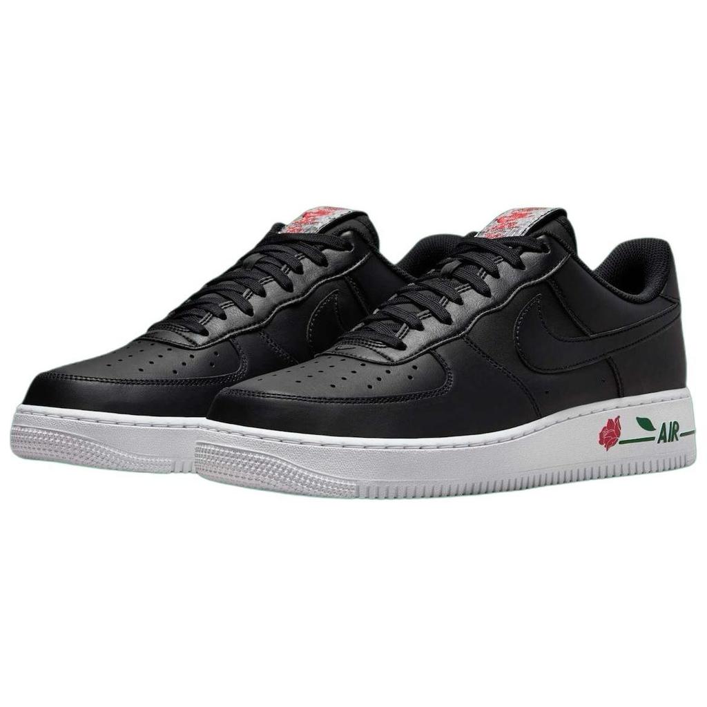 Nike Air Force 1 07 LX Takk Plastpose - Svarte Herresneakers Hvit Universitetsrød Furu-grønn IB4473-010