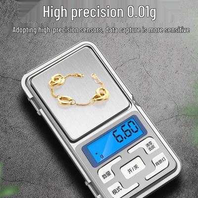 Mini Precision Scale 0.01g for Jewelry, Tea, and Household Use