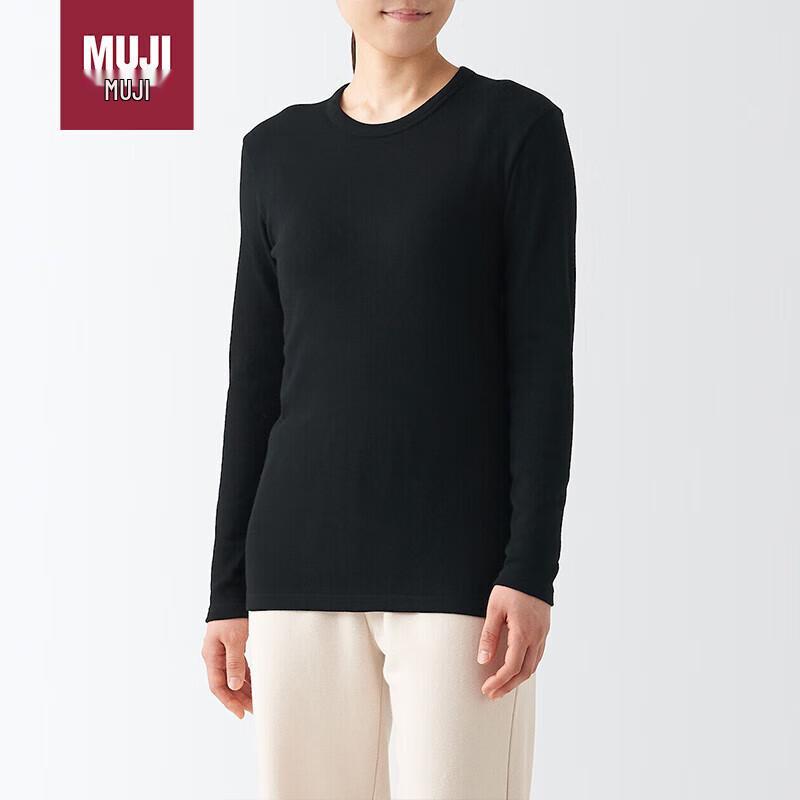

MUJI Women s Thick Cotton Long-Sleeve Tee XL