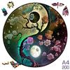 Non-Toxic Moon A3/A4/A5 Size Wood Jigsaw Puzzle With For Adults Children Not Common Shape A Gifts For Parent-Child Games And Family Fu