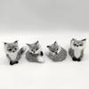 Soft Plush Animal Keychain Handmade Foxes Decoration Animal Figurine Pendant For Party And Room Decoration