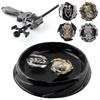 Xd168-30b Limited Edition Black Warrior Alloy Spinning Top Duel Set For Kids