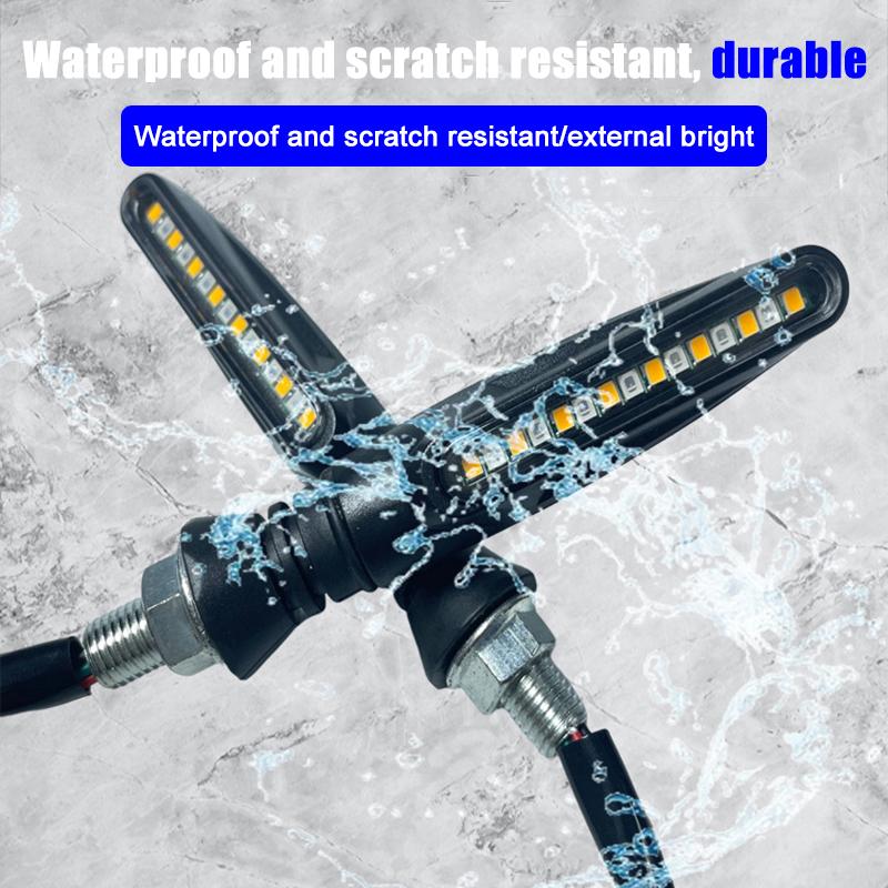 Motorcycle Running Turn Signal Led Super Bright For 12V Modified Car Accessories Light