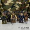 SWAT Special Forces Mutant Zombie Particle Building Block Villain Halloween Zombie Toy Bag