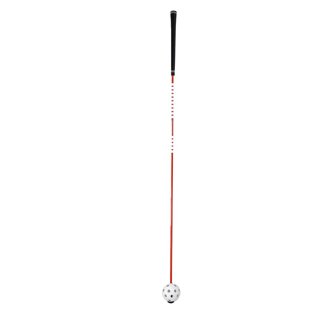 Golf Swing Trainer 119cm Length Comfortable Grip Portable Golf Hollow Ball Swing Practice Stick