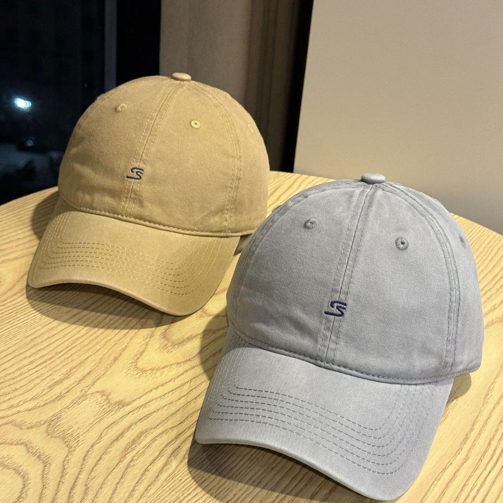 New baseball cap men's and women's soft top sun hat trendy brand showing face small big head circumference hat cap