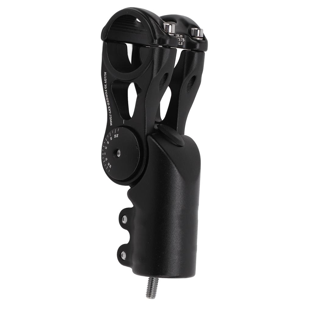 Bike Stem Angle Adjustable Height Riser 31.8x75mm Stem Mountain Bicycle Cycling Parts