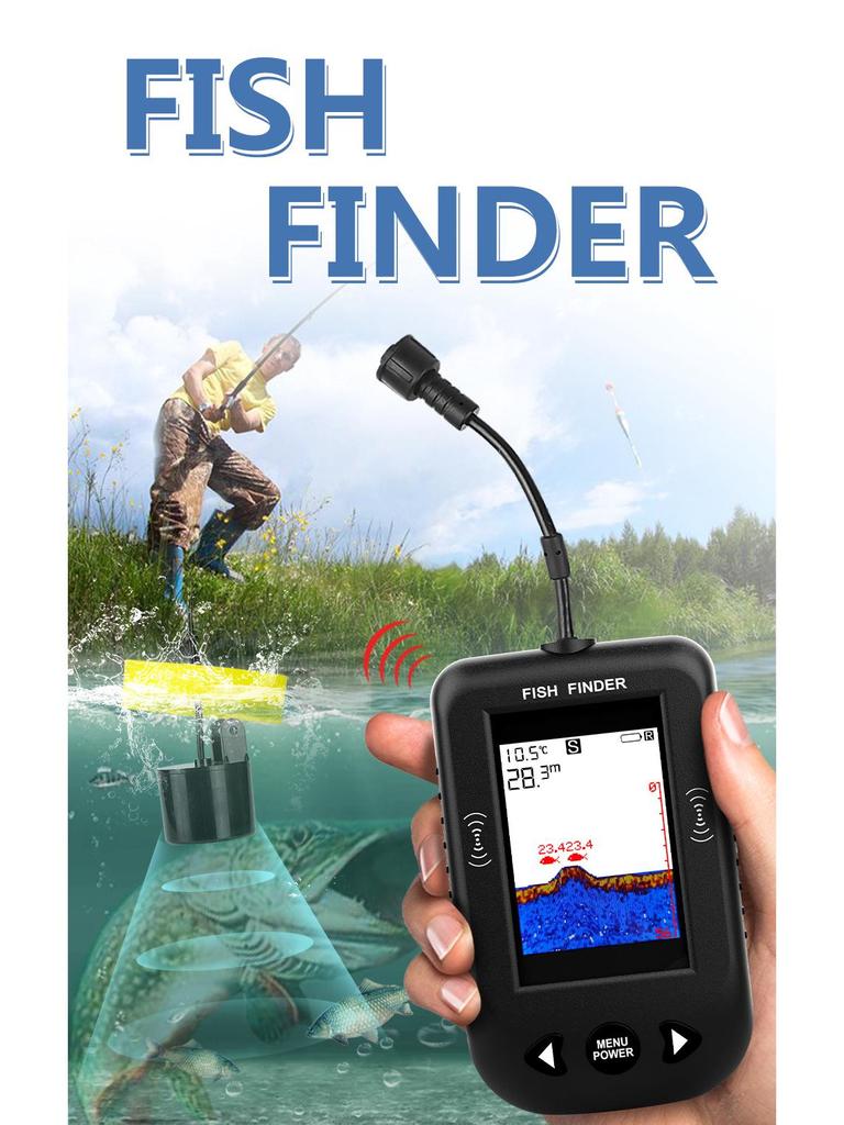 Erchang HD Color Sonar Fish Finder for Night Fishing