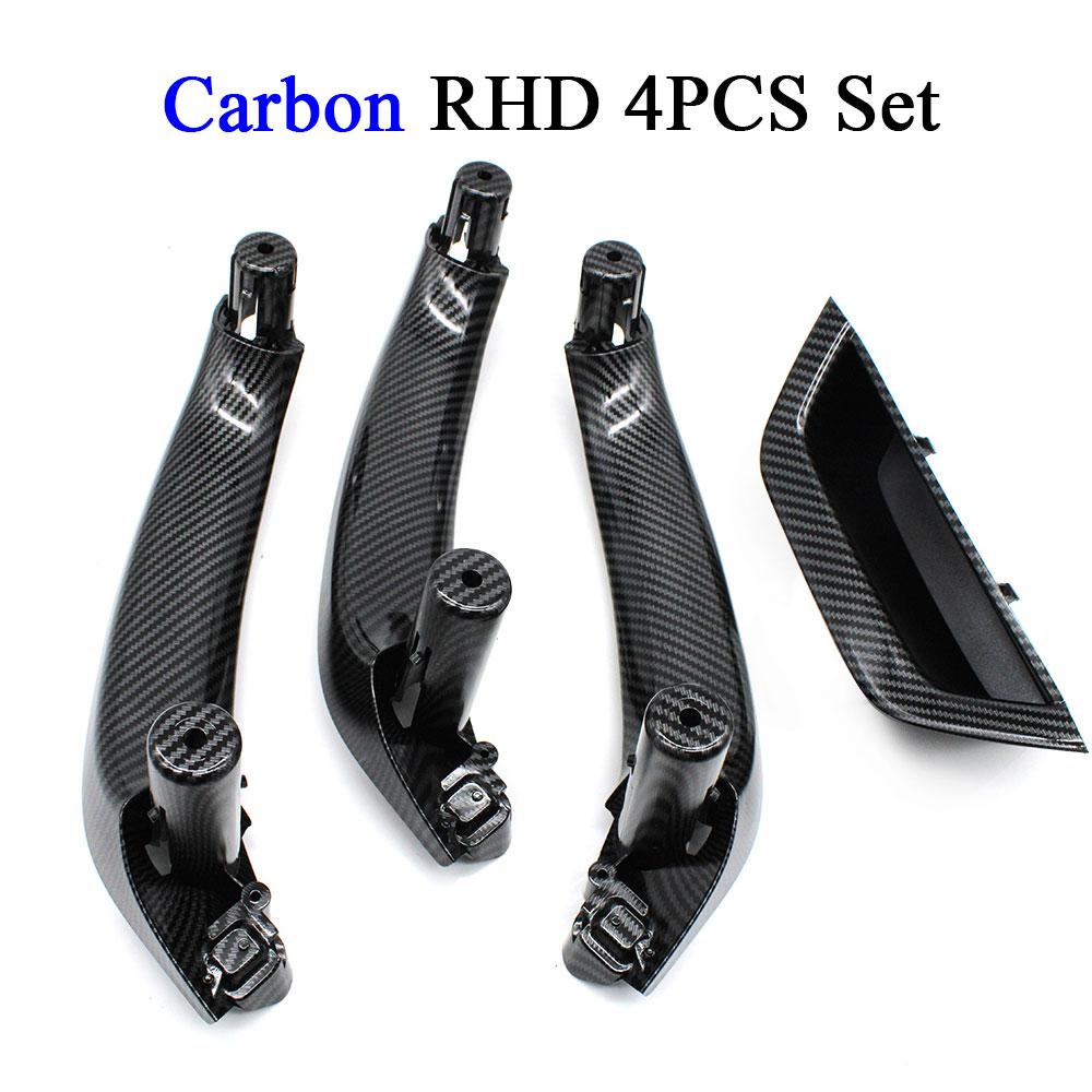 Car Interior LHD RHD Passenger Door Armrest Panel Cover Trim Pull Handle 4PCS Set For BMW X3 X4 F25 F26 2010-2016