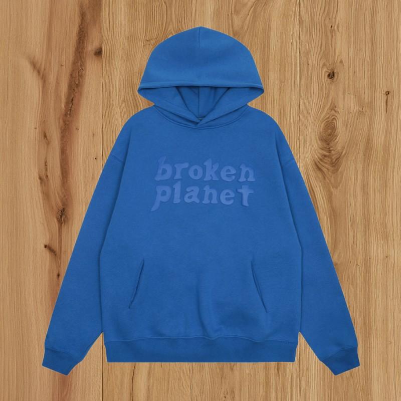 Broken Planet Graphic Hoodie Set Men Streetwear Loose Fit Sweatshirt Tracksuit Casual
