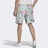 Adidas Originals Trefoil All-Over Print Shorts with Drawstring and Regular Fit Men Shorts Floral FM2244