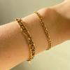 Figaron Chain Bracelet Women, 3mm/5mm/7mm Stainless Steel Wristband, Minimalist Stackable Jewelry