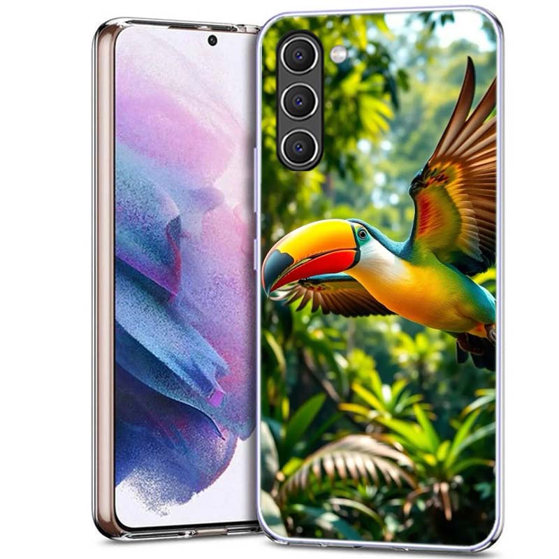 Keel-Billed Toucan Phone Case for Samsung A54 A14 A24 A34 A17 A37 A57 A55 A35 A25 A15 A13 A23 A33 A53 A07 A05S A04S A03 A73 Gala