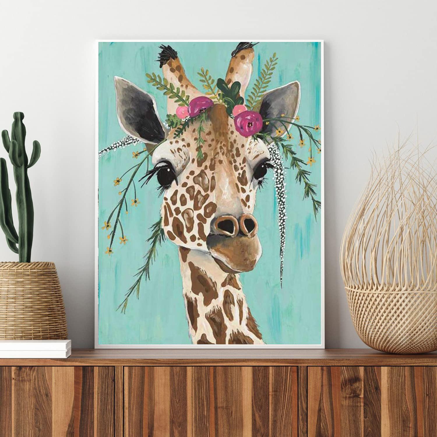 

5D DIY Алмазная картина Животные и пейзажи Алмазная вышивка Набор крестиков Полный горный хрусталь Мозаика Украшение дома Square 40x50cm