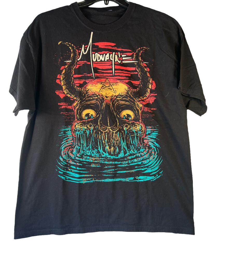 Vintage Mudvayne Band TShirt Black Men Unisex S4XL YA410 Unisex T-Shirt S