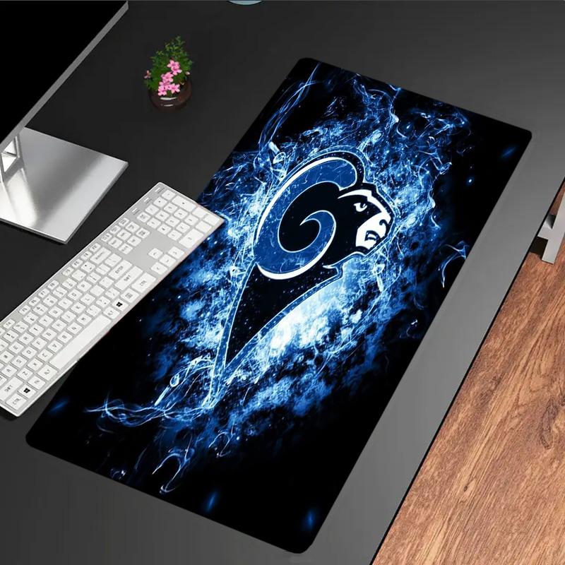 Rams Team Spirit Mouse pad Mouse pad, Gaming Mouse Pad, keyboard pad, Desk Decor for computer notebook Fan Gift Birthday Gift