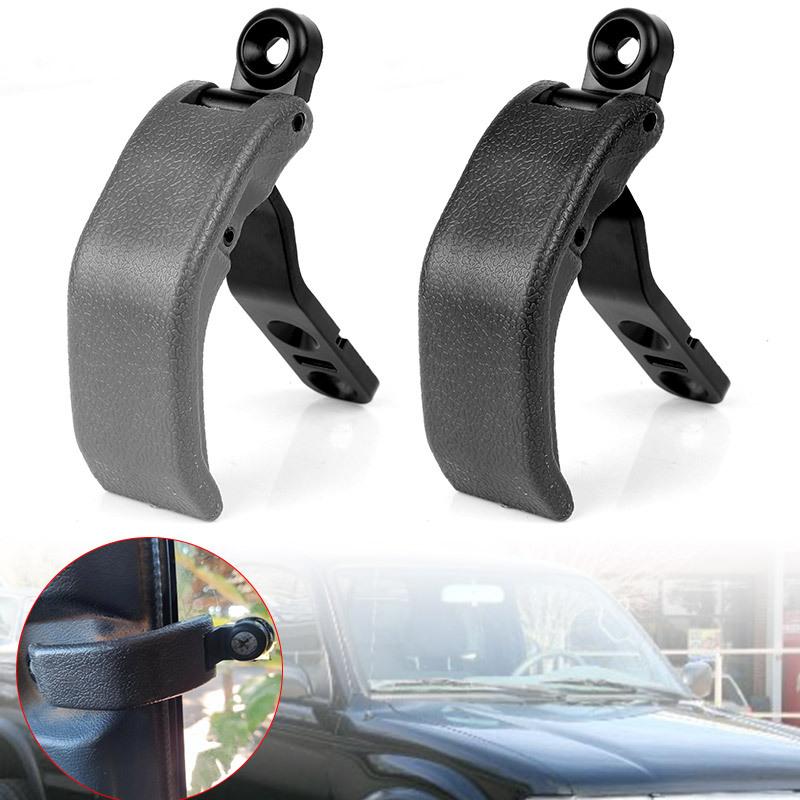 1/2 PIÈCES Verrou Loquet Fenêtre Arrière Gauche Droite Quatar 62910-89102 Pour Toyota Hilux Rn85 Tacoma 1989 - 2000 Noir Gris Verrou Loquet de Cabine