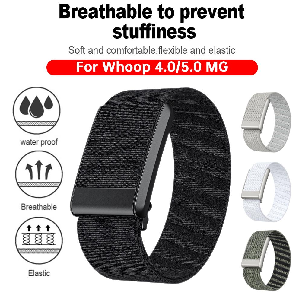 New For Whoop 4.0/5.0 MG Watch Straps Nylon Fitness Band Adjustable Replacement Strap Sports Wristband with WHOOP ONE Wristband