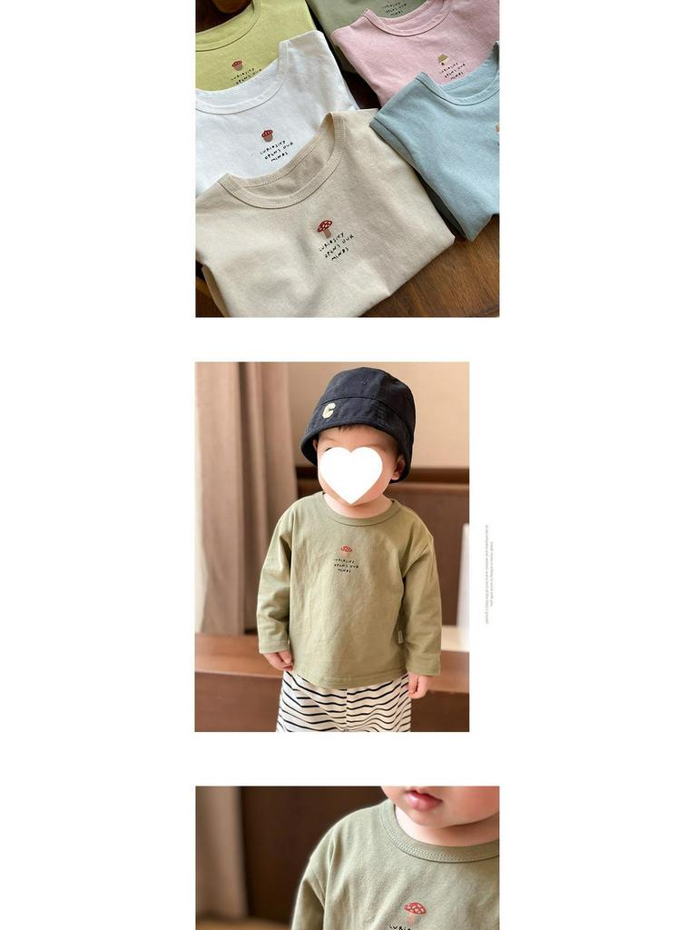 Baby Three-Piece Long Sleeve Crew Neck Tee Set – Spring Collection