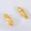 1pc 2Pcs 18mm 18K Gold Color Plated Brass Threaded Long Tube Beads Separator for DIY Bracelet Jewelry Making Material Accessorie