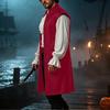 Men's Costume Vest Sleeveless Robe for Halloween Role Play