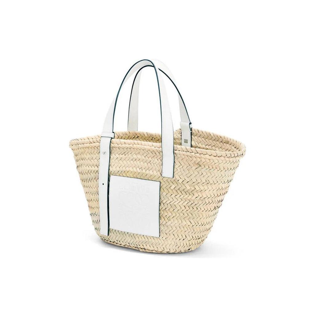 Loewe Large Basket Bag Natural/White Women Bags Tan A223S92X04-2163