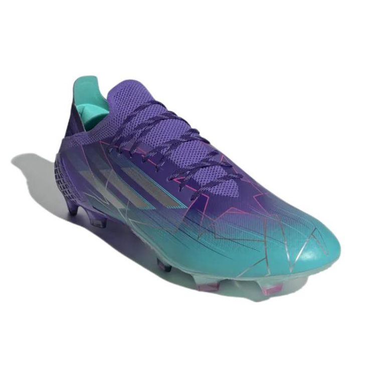 adidas X Speedflow.1 FG Purple Rush Mint Rush Unisex Sneakers Silver-Metallic GW7453