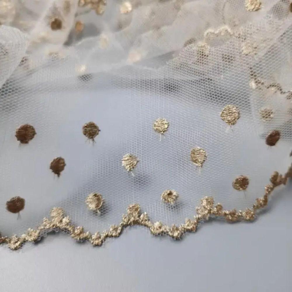 20 Yards 6.5cm Width Embroidered Lace Fabric Minimalist Lace Trim  DIY Craft Handmade Materials