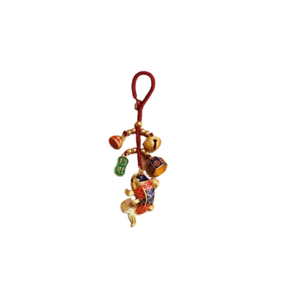 Chinese Style Lucky Keychain Small Pendant Car Key Chain Unique Key Chain Strap  Women