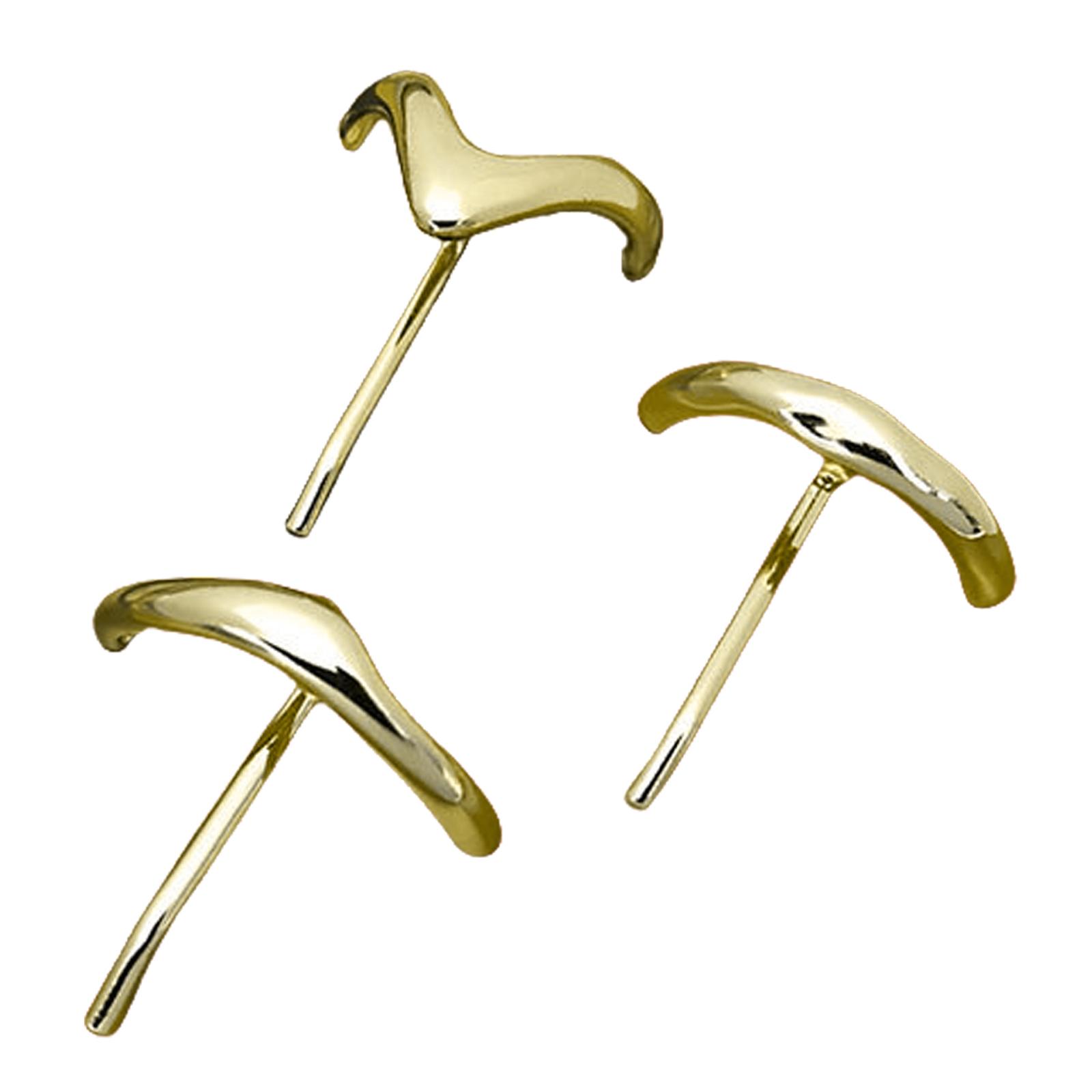 

Винтажные металлические зажимы для волос Аксессуары Металлические заколки для волос с уникальным дизайном Заколки для современных причесок золотой